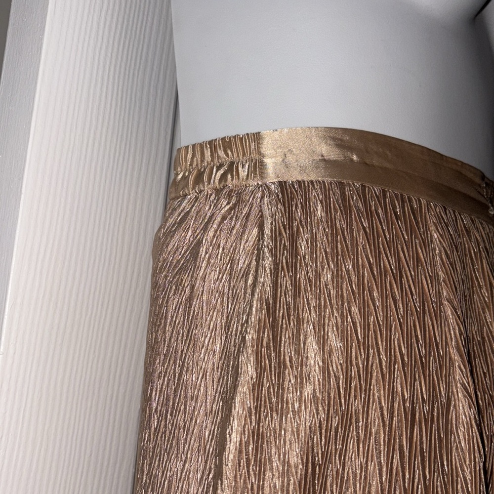 Gold skirt | VINTAGE - Picture 6 of 9